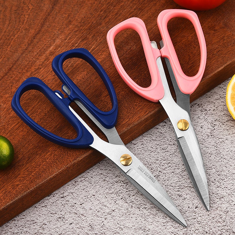 Stainless Steel Kitchen Scissors, Household Chicken Bone Scissors, Barbecue Scissors, Fish Bone Scissors, Multi-Functional Powerful Office Handmade Tailor Scissors - Image 2